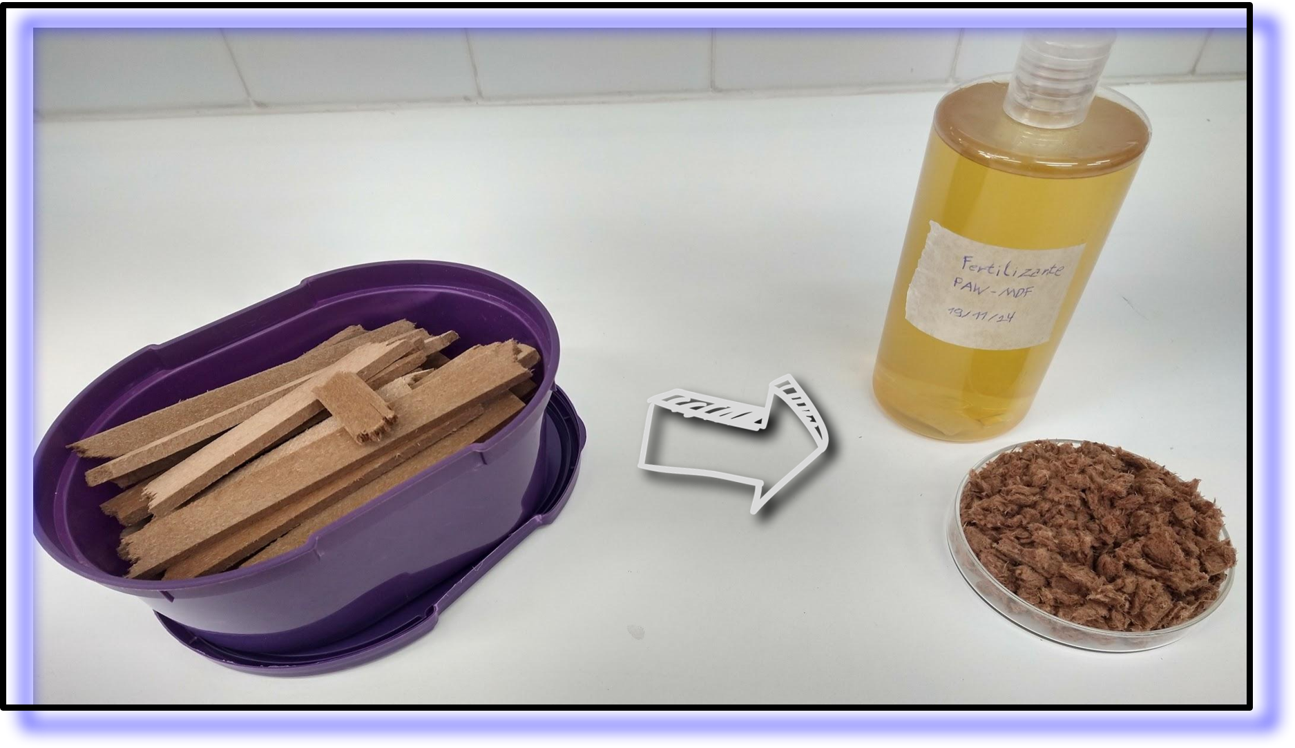 Derivados da reciclagem de MDF